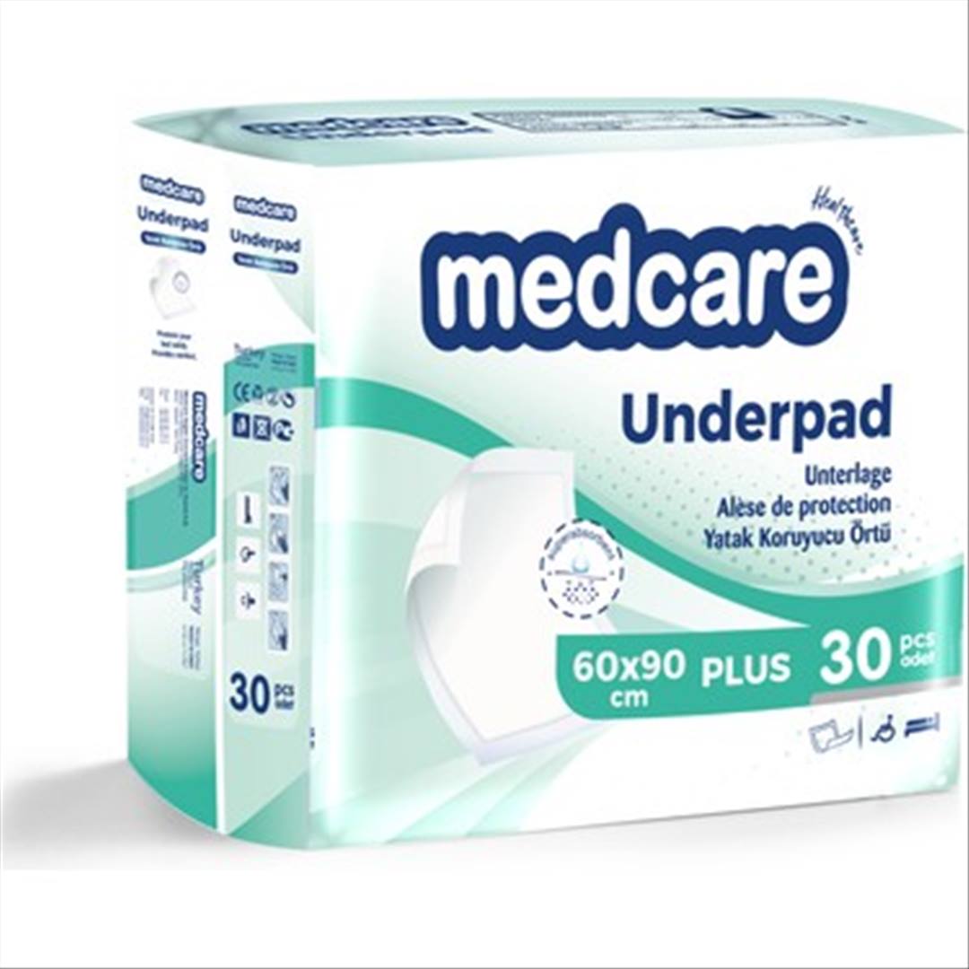 MEDCARE YATAK KORUYUCU ÖRTÜ 60x90 CM 30 LU
